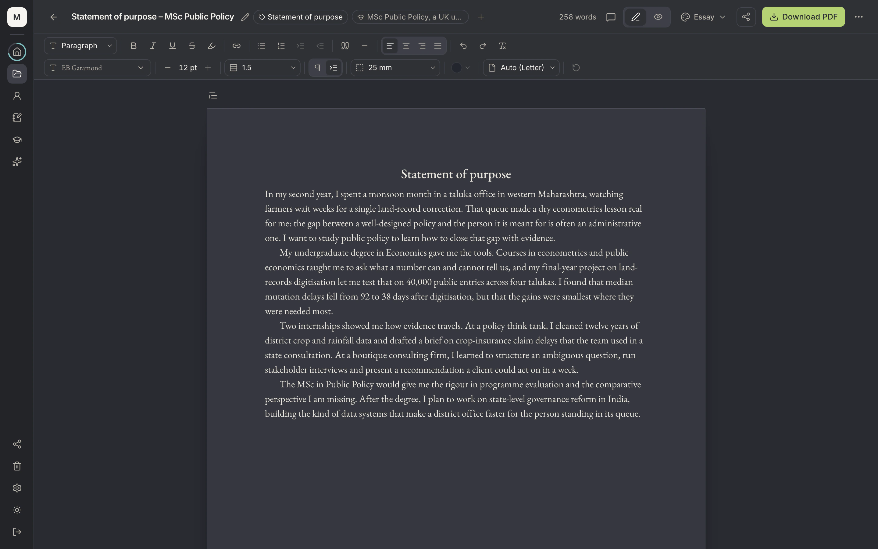 Doc editor
